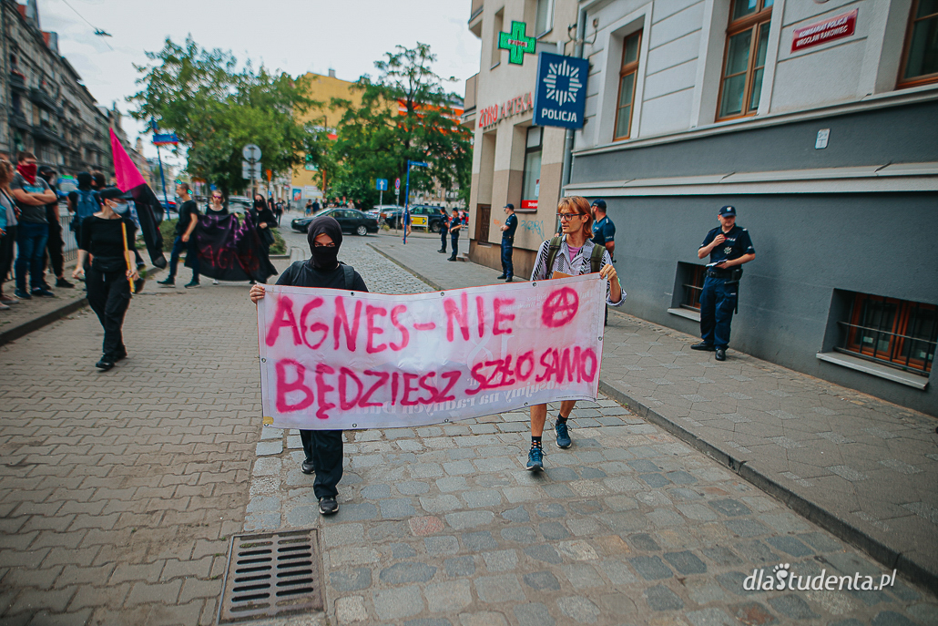 Agnes, nie będziesz szło samo - demonstracja we Wrocławiu - zdjęcie nr 4