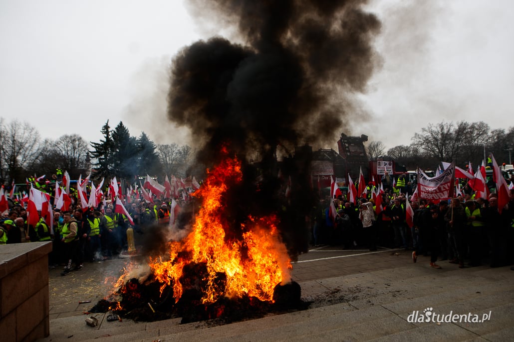 Wielki protest rolników we Wroclawiu  - zdjęcie nr 6