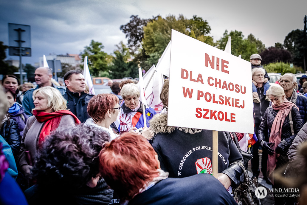 Protest nauczycieli we Wrocławiu - zdjęcie nr 8