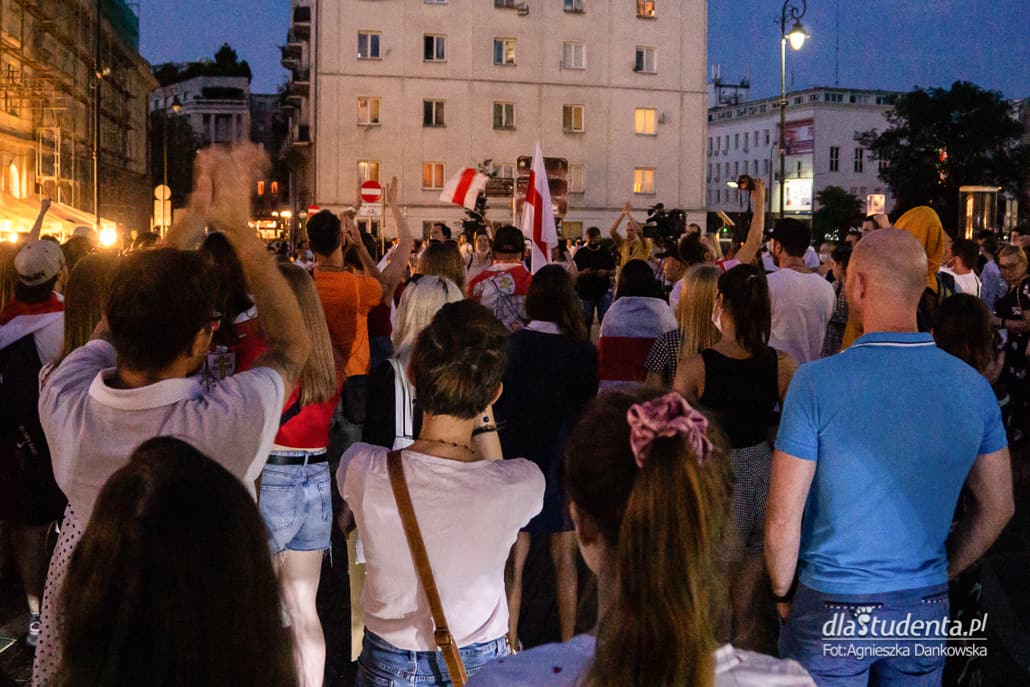 Wolność dla Białorusi - demonstracja w Warszawie - zdjęcie nr 6