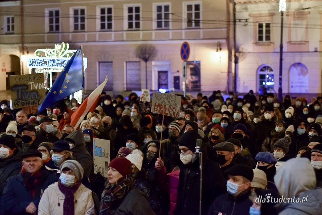 Wolne Media - protest w Lublinie - zdjęcie nr 5