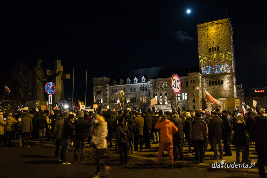 Wolne Media - protest w Poznaniu  - zdjęcie nr 10