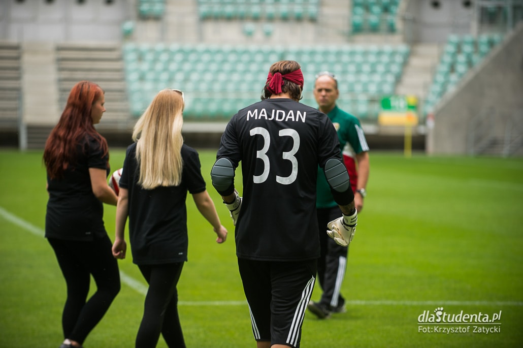 Śląsk Wrocław Blind Football - trening medialny z udziałem Radosława Majdana - zdjęcie nr 5