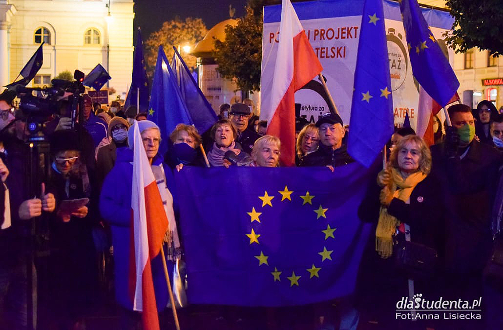My zostajemy w Europie - demonstracja w Lublinie - zdjęcie nr 1