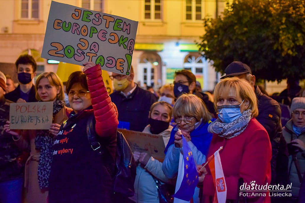 My zostajemy w Europie - demonstracja w Lublinie - zdjęcie nr 11