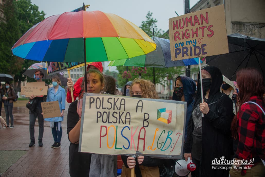 Protest przeciwko "Karcie Nienawiści" w Łodzi - zdjęcie nr 3