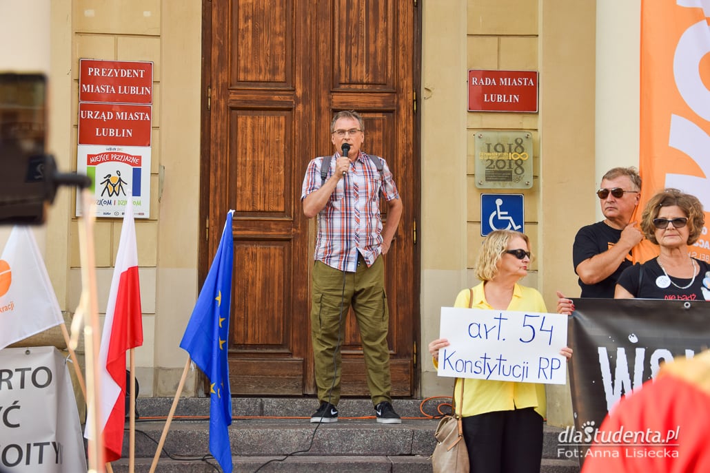 Wolne Media, Wolni Ludzie - manifestacja w Lublinie - zdjęcie nr 6