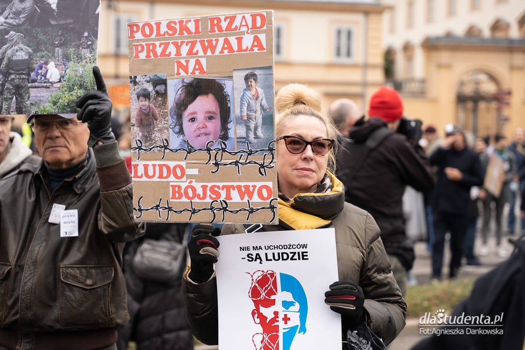 Stop torturom na granicy - manifestacja w Warszawie  - zdjęcie nr 11