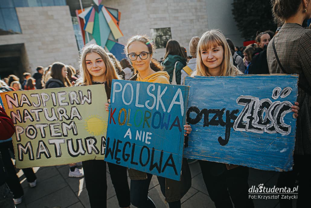 Młodzieżowy Strajk Klimatyczny we Wrocławiu - zdjęcie nr 4