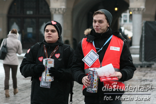 Wolontariusze WOŚP na ulicach Krakowa - zdjęcie nr 11