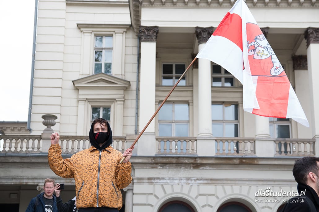 Krzyk dla Białorusi - manifestacja w Poznaniu  - zdjęcie nr 11