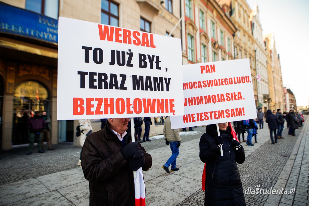 "Protest Wolnych Polaków" we Wrocławiu  - zdjęcie nr 2