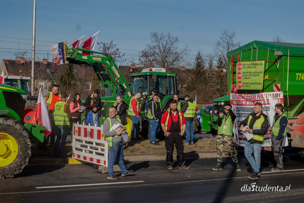 Drugi dzień protestu rolników na Dolnym Śląsku  - zdjęcie nr 4