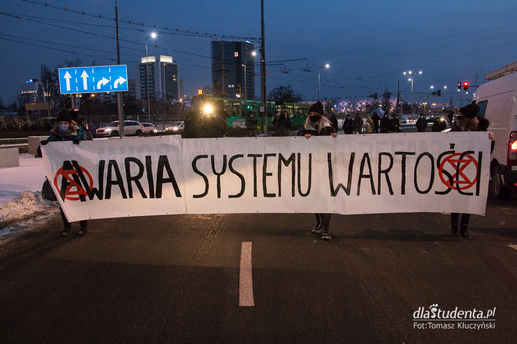 Redukujcie emisje, nie Prawa Człowieka - blokada w Poznaniu  - zdjęcie nr 3