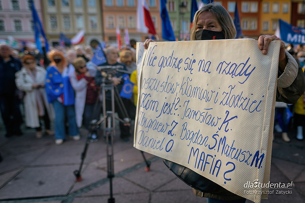 My zostajemy w Europie - demonstracja we Wrocławiu - zdjęcie nr 12