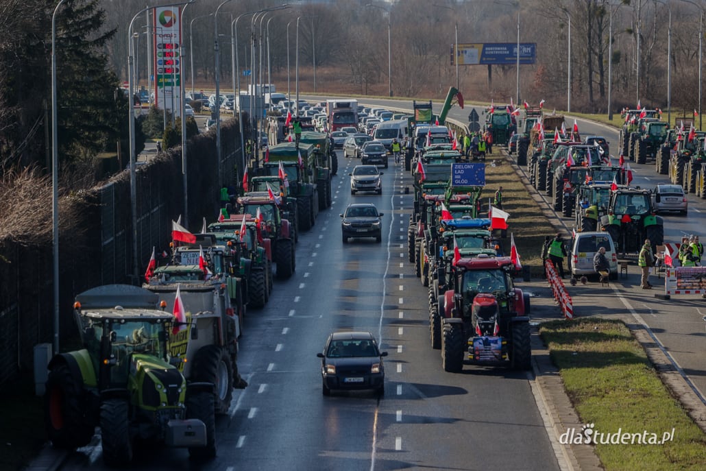 Drugi dzień protestu rolników na Dolnym Śląsku  - zdjęcie nr 3