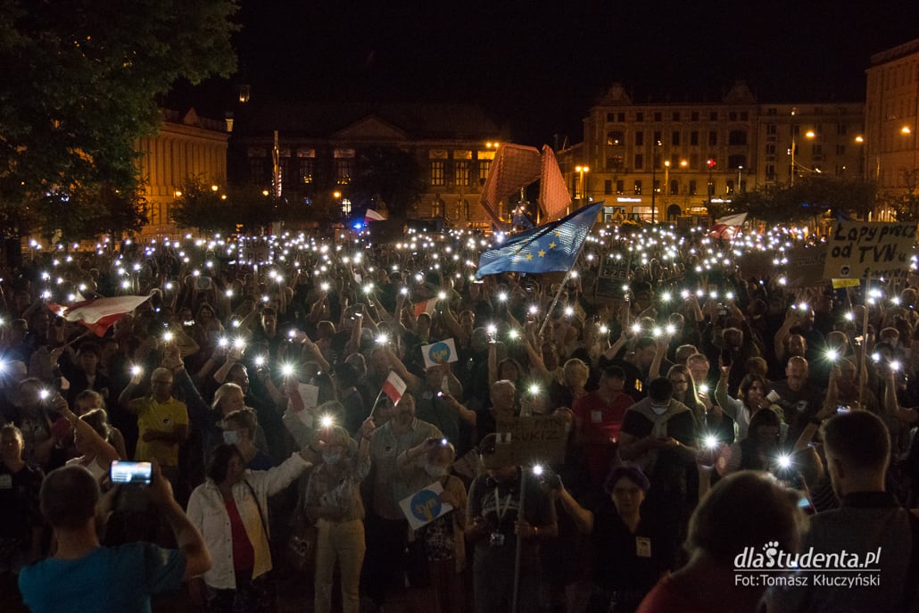 Wolne Media - protest w Poznaniu  - zdjęcie nr 1
