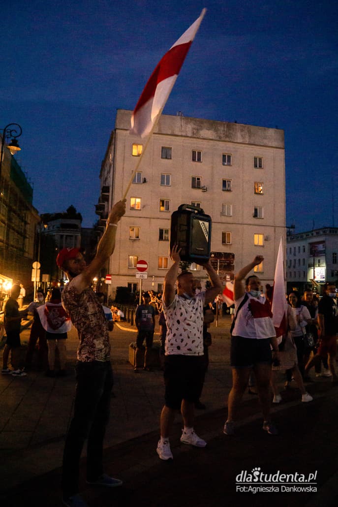 Wolność dla Białorusi - demonstracja w Warszawie - zdjęcie nr 11