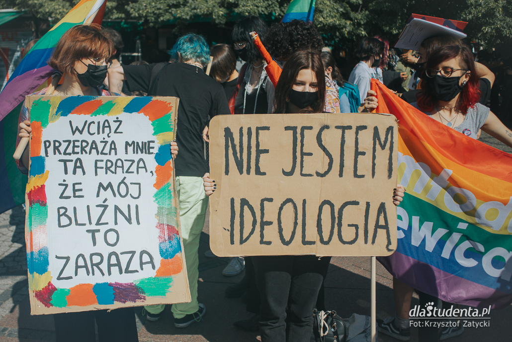 Stop przemocy wobec osób LGBTQIA - manifestacja we Wrocławiu - zdjęcie nr 2