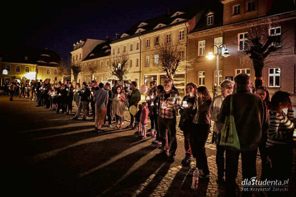 Ostritz: Łańcuch światła z okazji Święta Pokoju - zdjęcie nr 2
