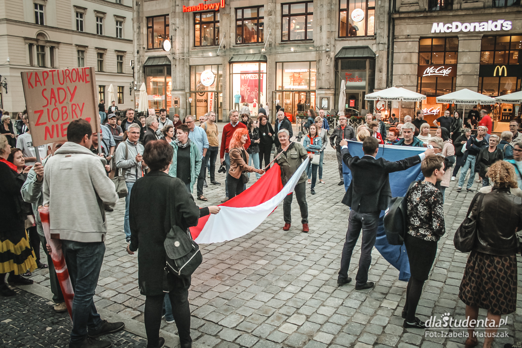 Wolne Sądy - protest we Wrocławiu - zdjęcie nr 7