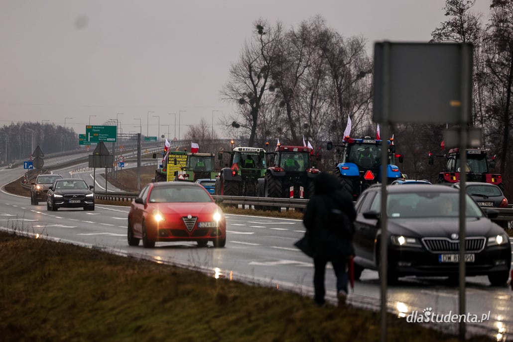 Ogólnopolski protest rolników na Dolnym Śląsku  - zdjęcie nr 9