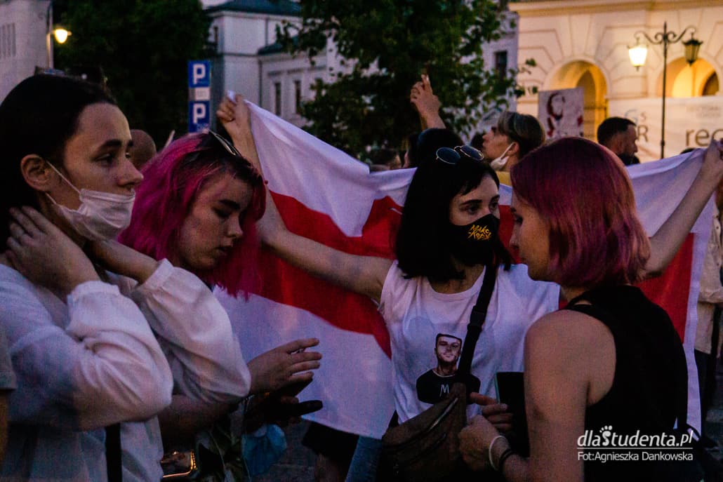 Wolność dla Białorusi - demonstracja w Warszawie - zdjęcie nr 12
