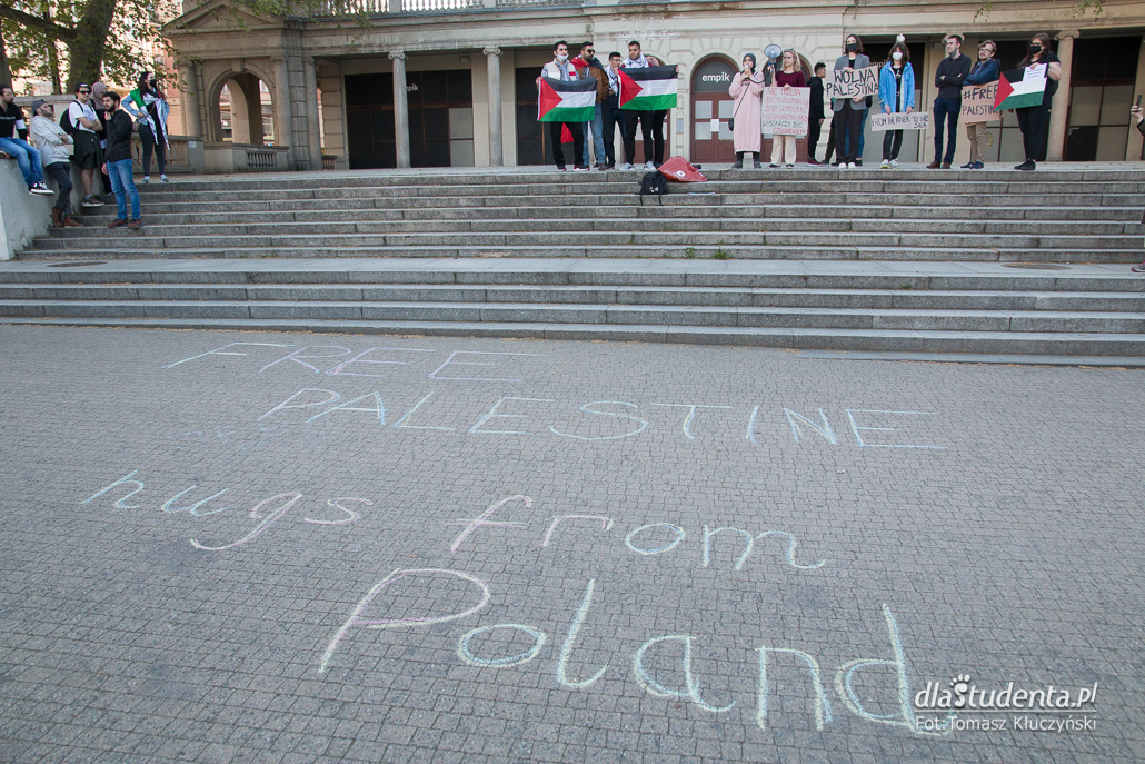 Solidarnie z Palestyną - manifestacja w Poznaniu - zdjęcie nr 6