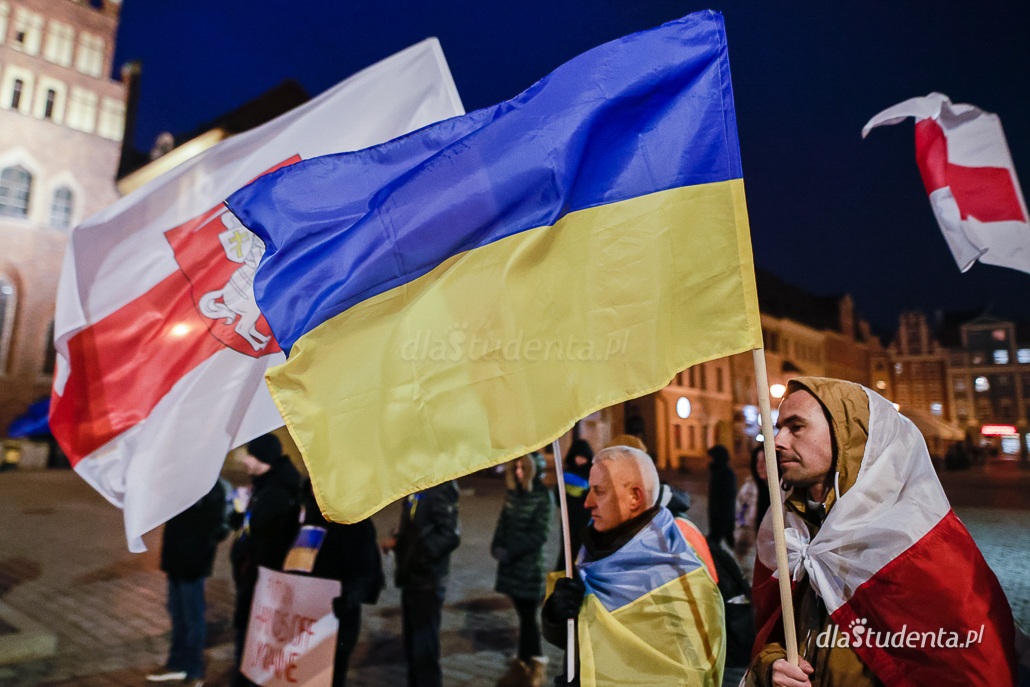TAK dla Ukrainy w Unii Europejskiej - manifestacja we Wroclawiu  - zdjęcie nr 5