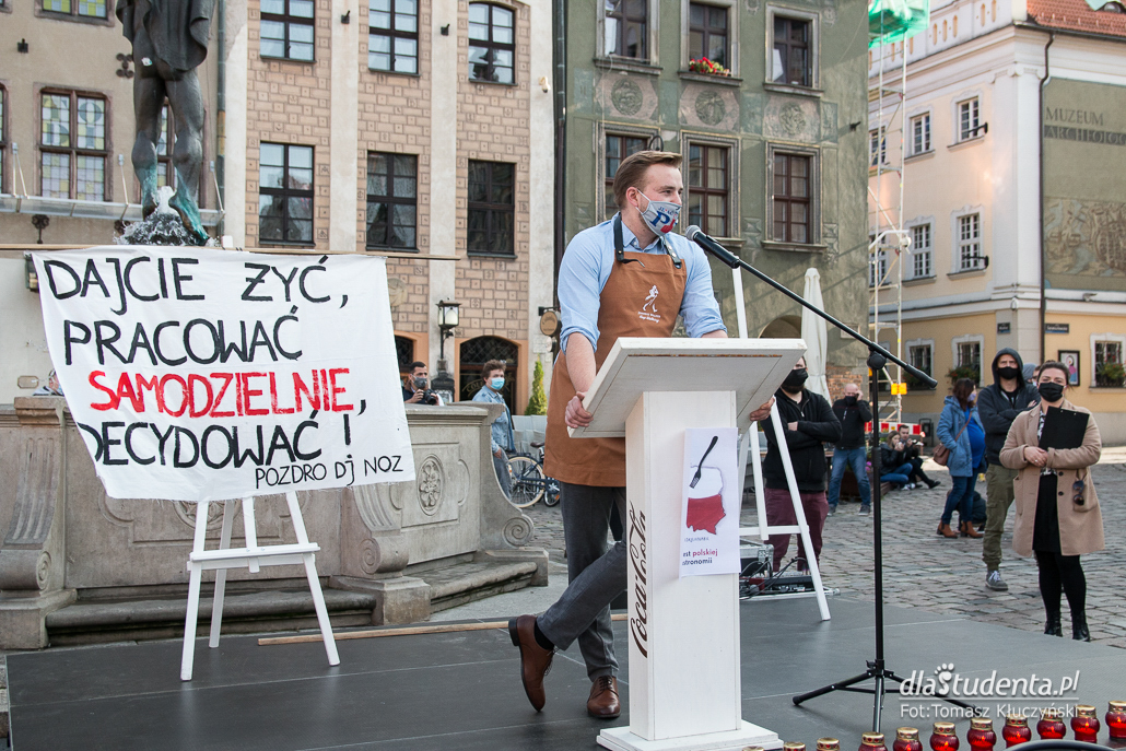 Protest branży gastronomicznej w Poznaniu - zdjęcie nr 4