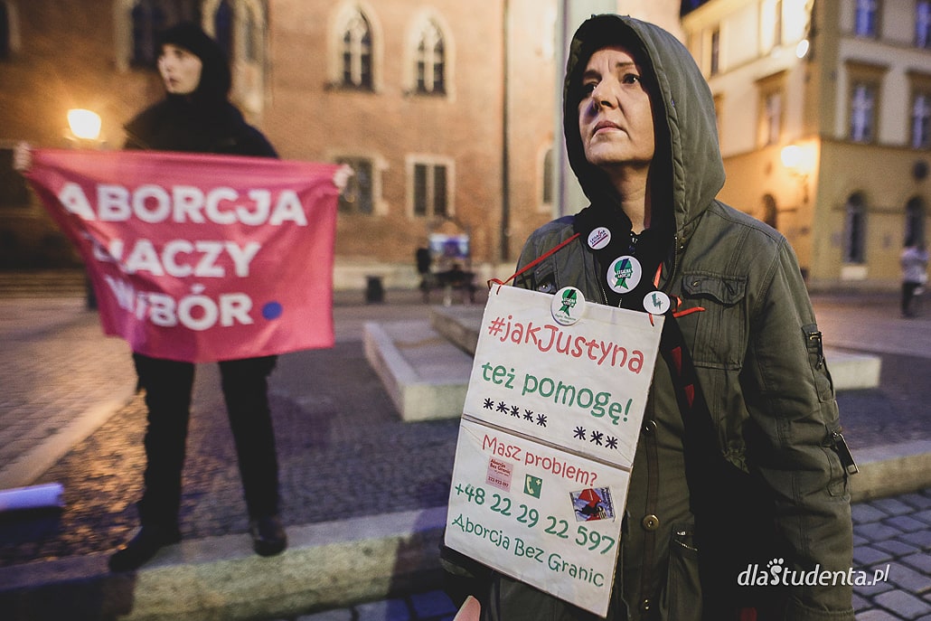J# jak Justyna - protest we Wrocławiu  - zdjęcie nr 2