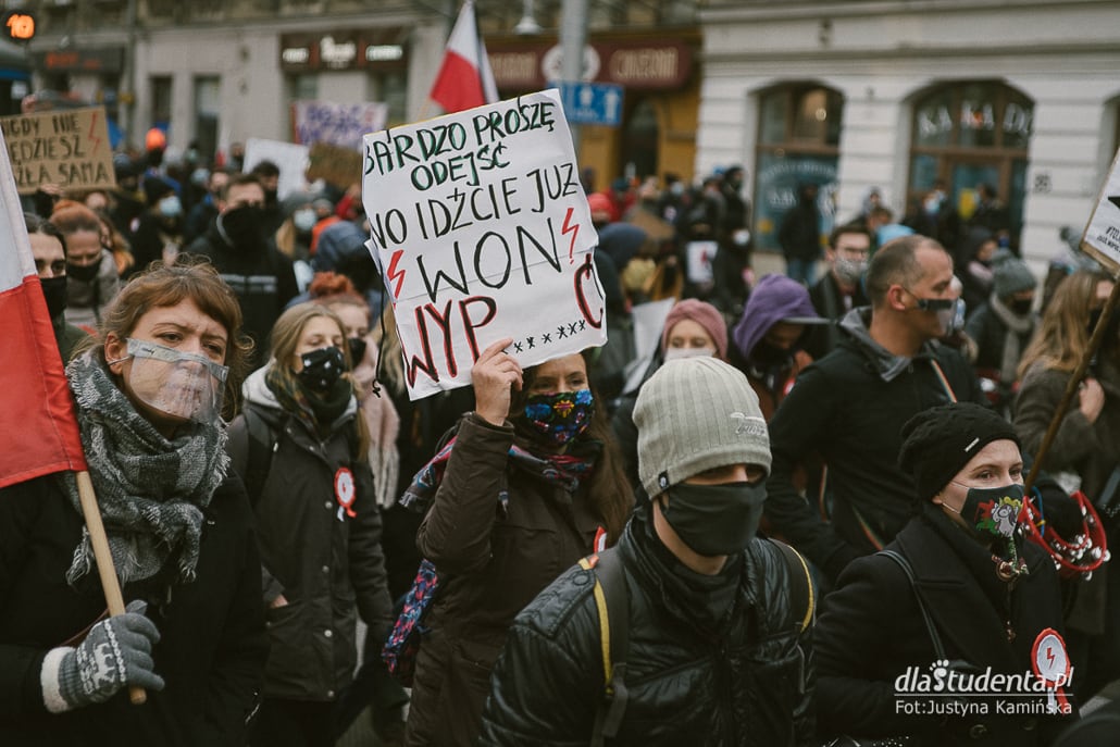 Strajk Kobiet: Mamy prawo! - manifestacja w Krakowie - zdjęcie nr 6