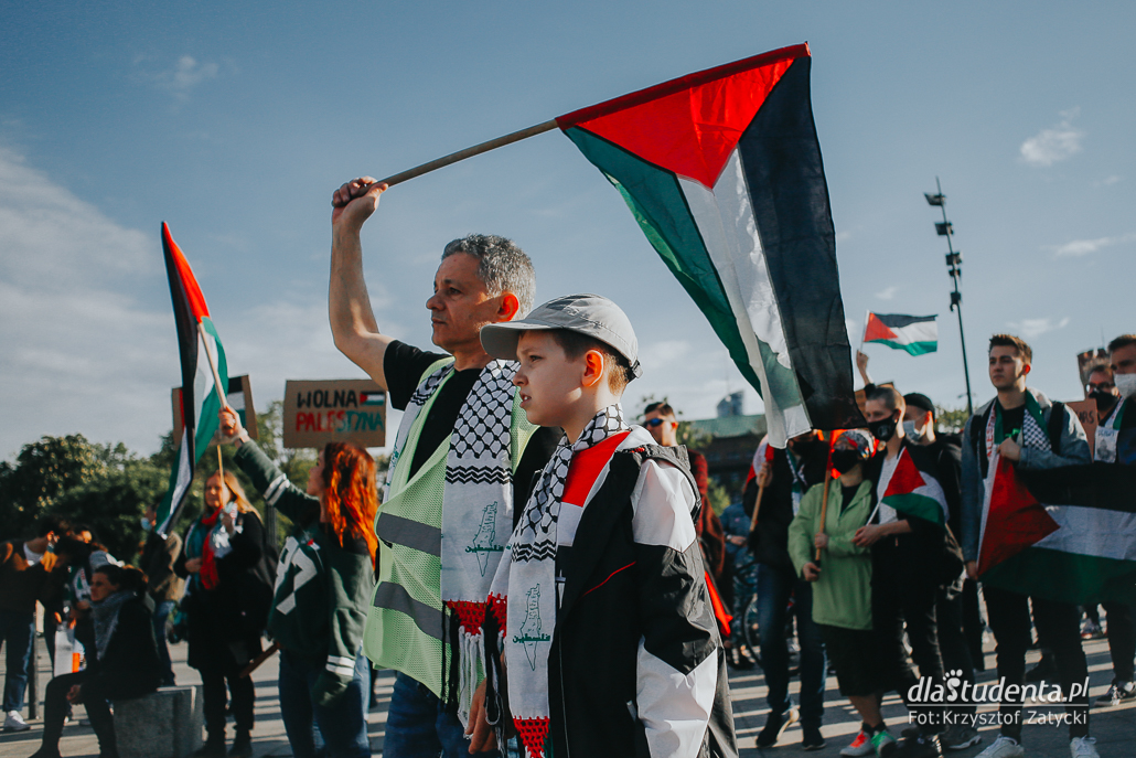 Wolna Palestyna - manifestacja we Wrocławiu  - zdjęcie nr 8