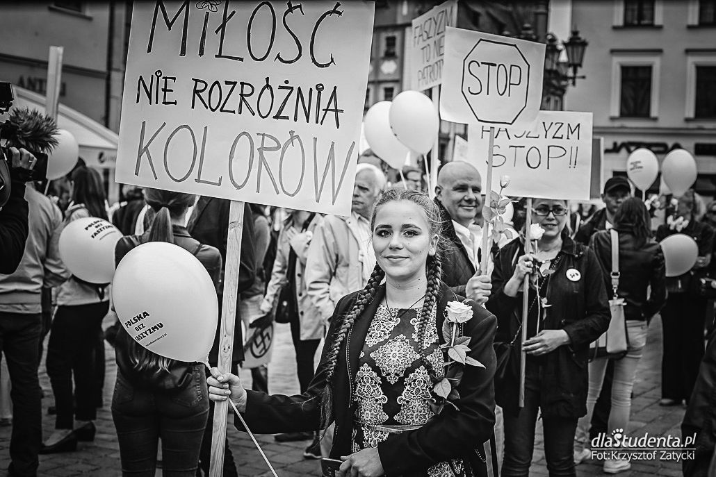 Wrocław: Manifestacja - Polska wolna od faszyzmu - zdjęcie nr 1