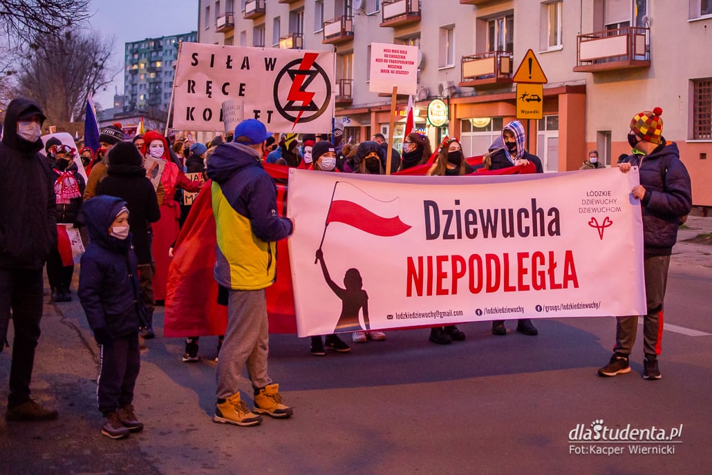Strajk Kobiet: Dzień Niepodległości Polek - manifestacja w Łodzi - zdjęcie nr 11