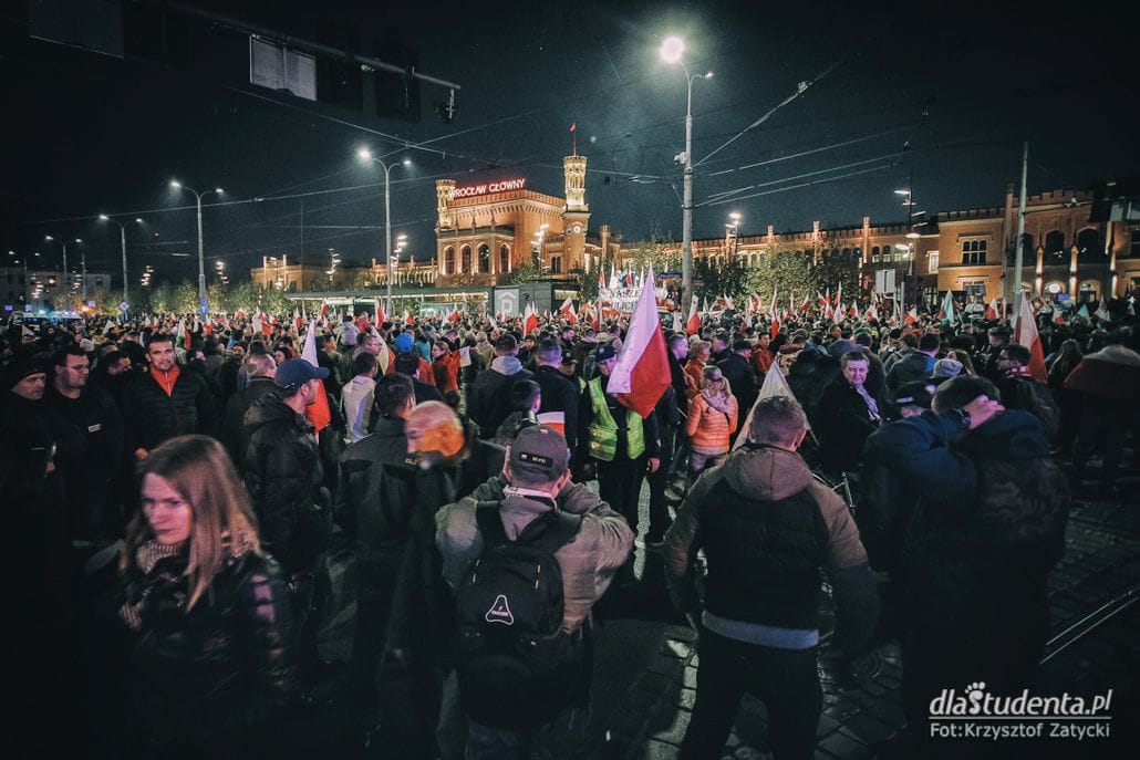 Marsz Narodowców we Wrocławiu - zdjęcie nr 7