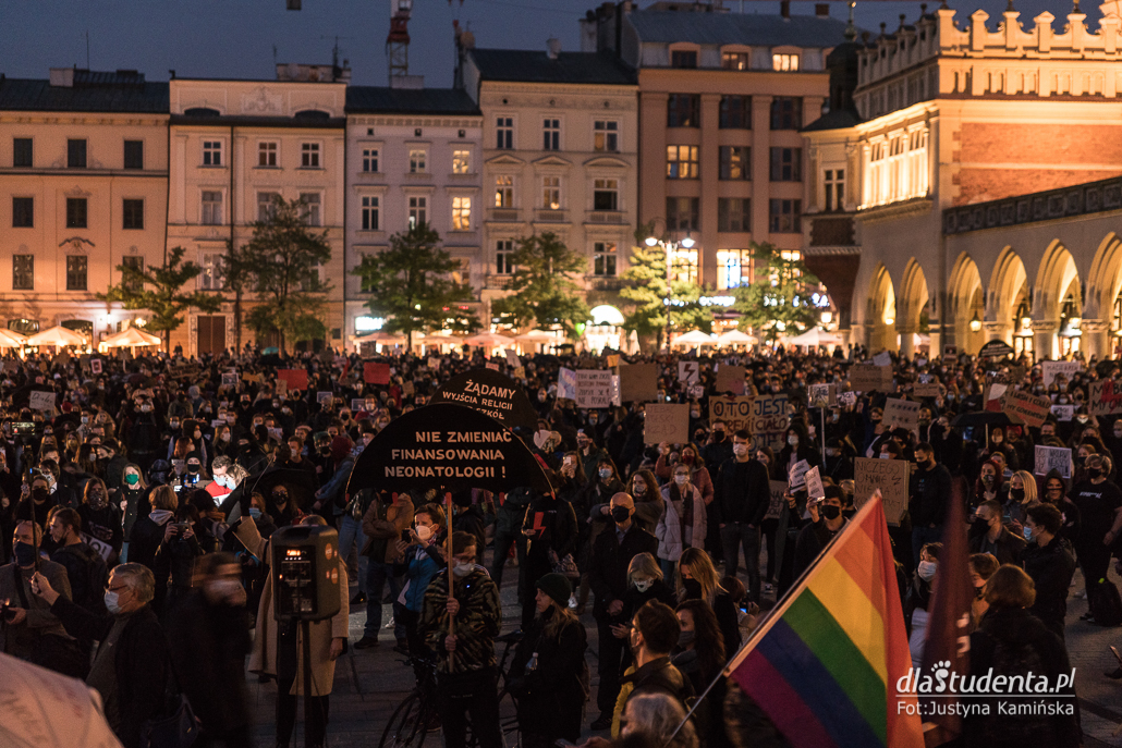 To jest wojna - manifestacja w Krakowie