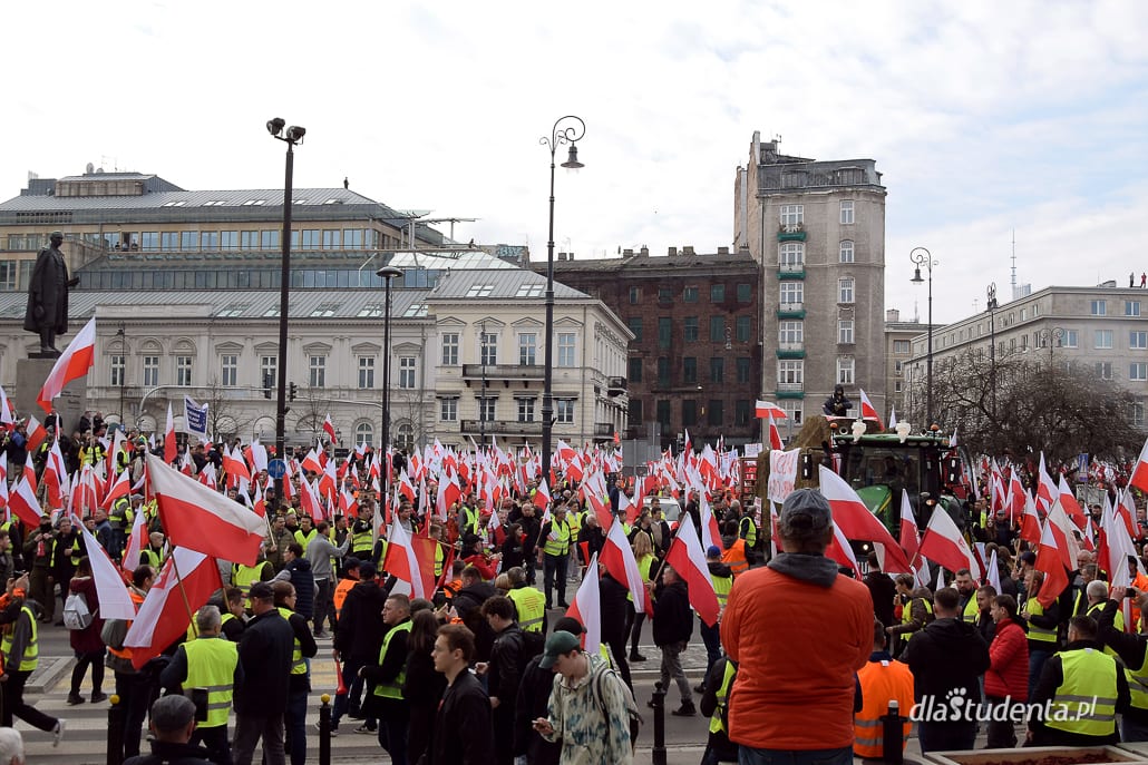 Protest rolników w Warszawie  - zdjęcie nr 4