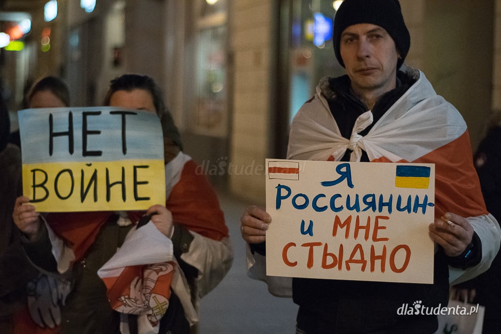Solidarnie z Ukrainą - manifestacja poparcia w Łodzi  - zdjęcie nr 7