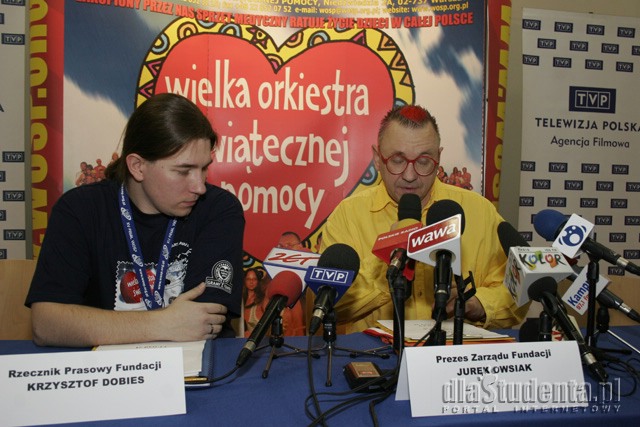 XV Finał WOŚP - Konferencja z Jurkiem Owsiakiem - zdjęcie nr 3