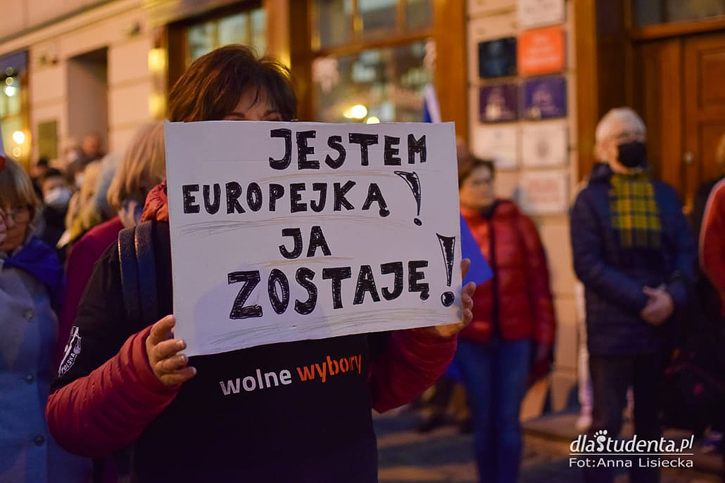 My zostajemy w Europie - demonstracja w Lublinie - zdjęcie nr 2