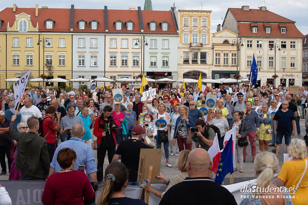 Wolne Media, Wolni Ludzie - manifestacja w Bydgoszczy  - zdjęcie nr 7