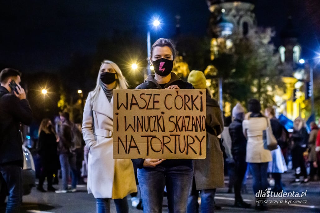 Strajk Kobiet - Blokada Warszawa - zdjęcie nr 2
