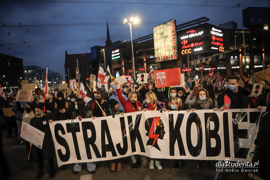 Strajk Kobiet - Blokada Wrocław - zdjęcie nr 8