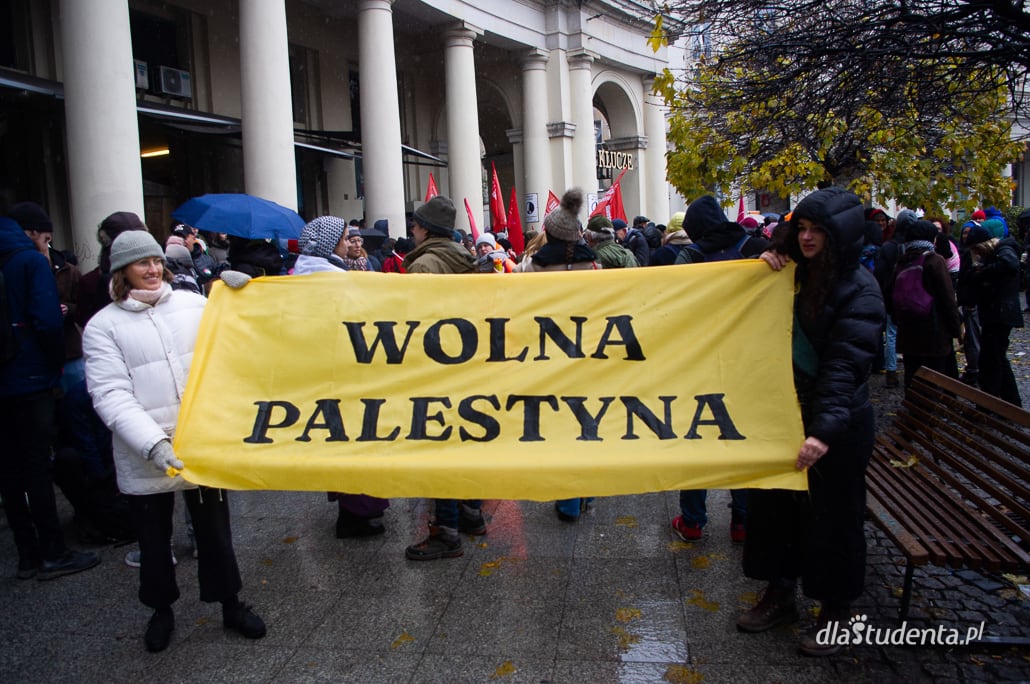  "Ani jednej bomby więcej - wolna Palestyna" - demonstracja przeciwko wojnie w Palestynie - zdjęcie nr 2