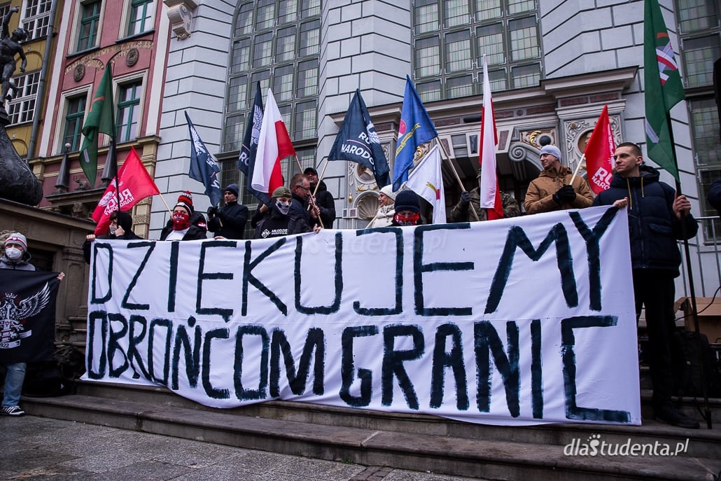 Żądamy Godności na Granicy - manifestacja w Gdańsku  - zdjęcie nr 10