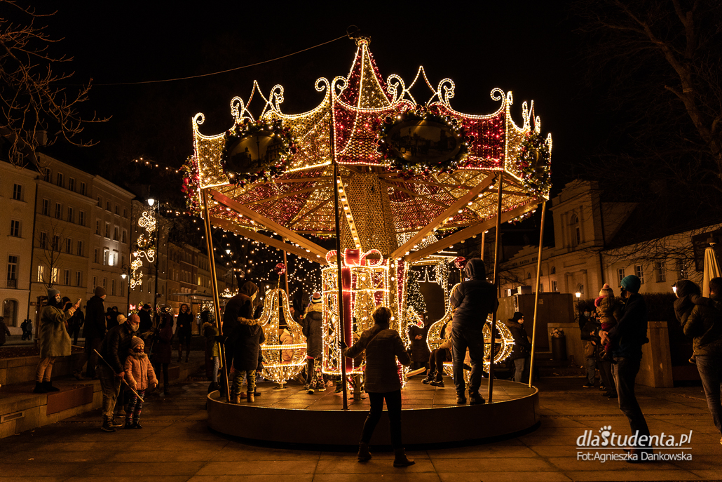 Iluminacje świąteczne w Warszawie  - zdjęcie nr 3