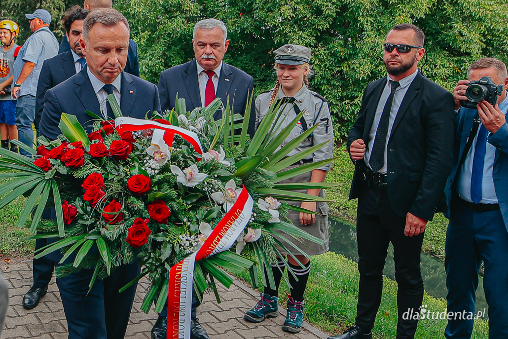Prezydent Andrzej Duda na obchodach 40. rocznicy Zbrodni  Lubińskiej - zdjęcie nr 6