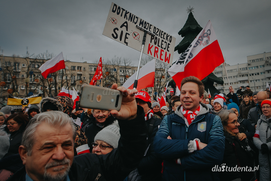 Antyszczepionkowcy - protest we Wrocławiu  - zdjęcie nr 11