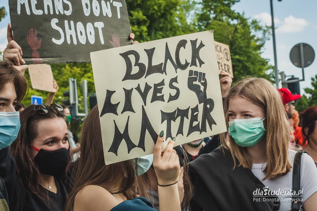 Protest Black Lives Matter w Waszawie - zdjęcie nr 5